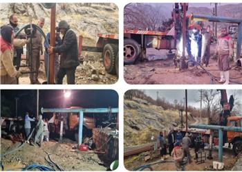 چاه آب شرب سرکران پاوه دوباره وارد مدار بهرهبرداری شد